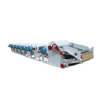 traditional type Textile Garment Rags Cotton Yarn Waste Tearing Recycling Machine for Hard Carpet